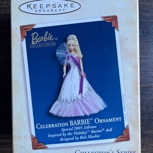 Keepsake Ornament Celebration Barbie 2005 Edition